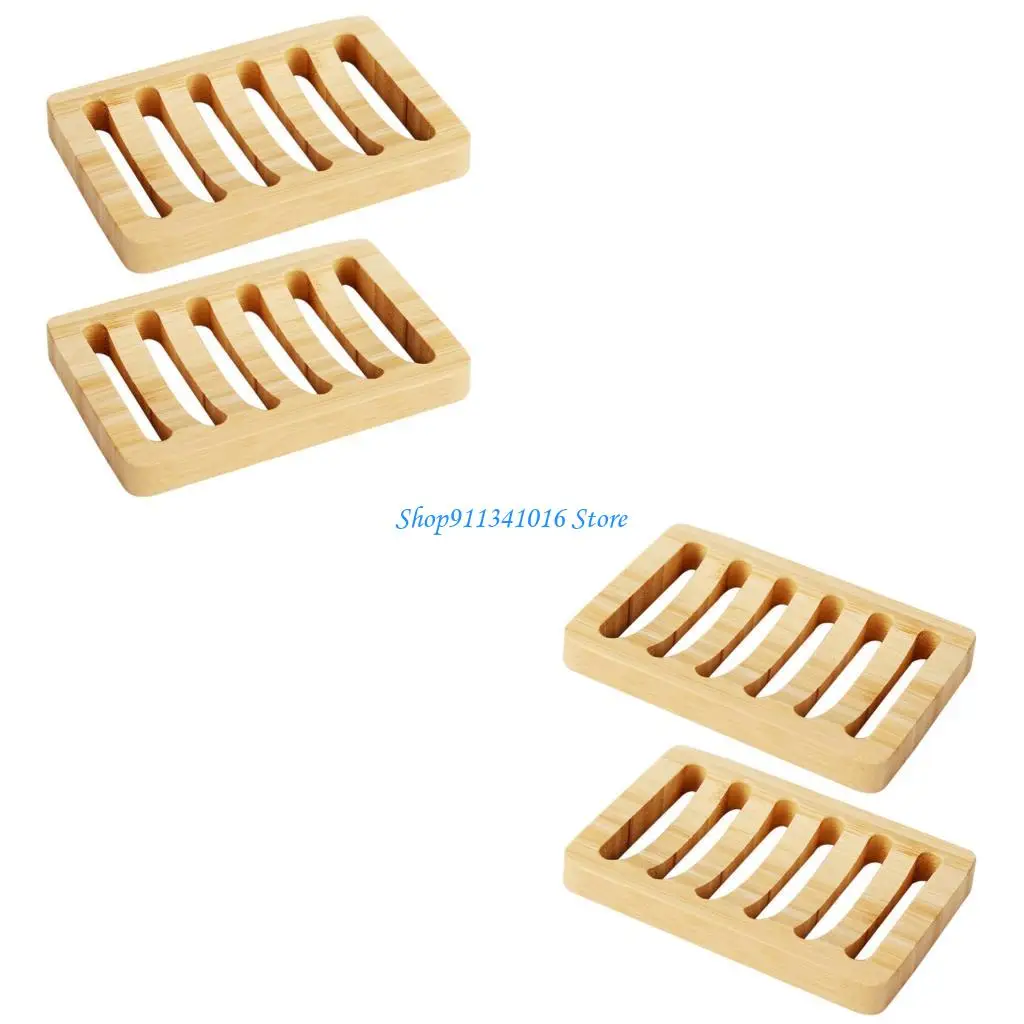 Set of 2 Soap Holder With Quick Drain For Home Use Soap Tray Bathroom Soap Savers