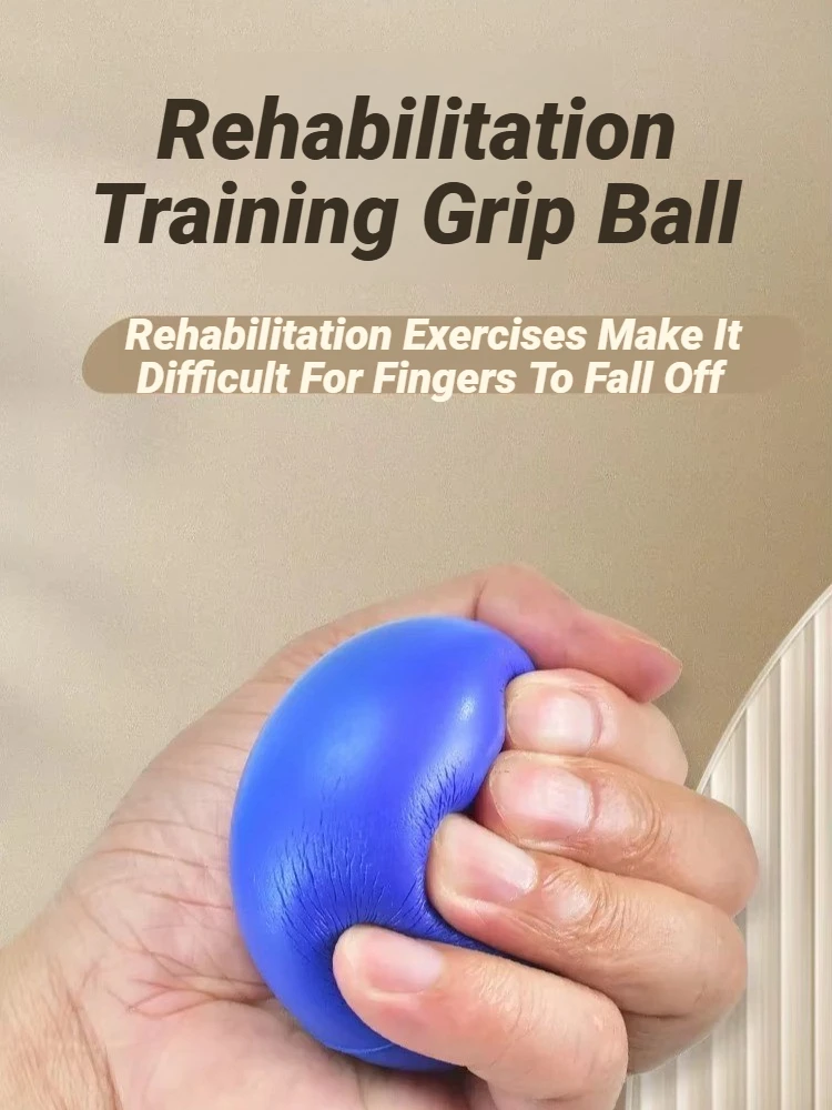 Hochelastischer Greifball zur Fingerstärkung, Griffmassagegerät, Quetschtrainer, Muskeltrainer, Rehabilitations-PU – Detail 1