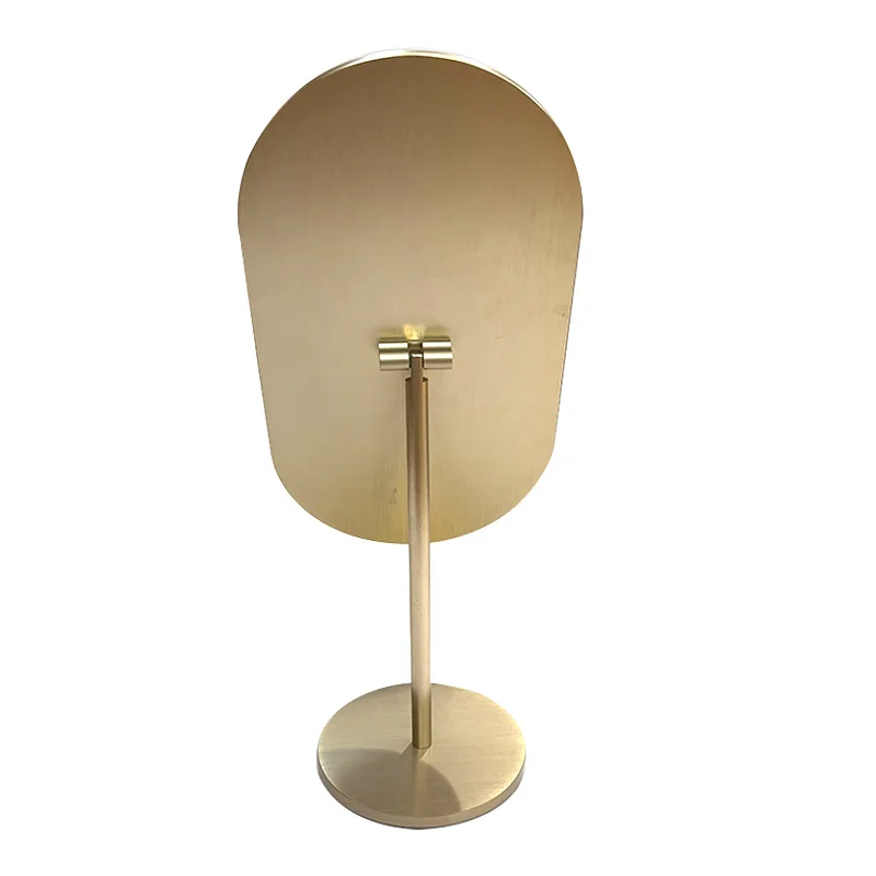 custom.New Design European And American High-end Desktop Makeup Mirror Metal Glass Viewing Jewelry Store