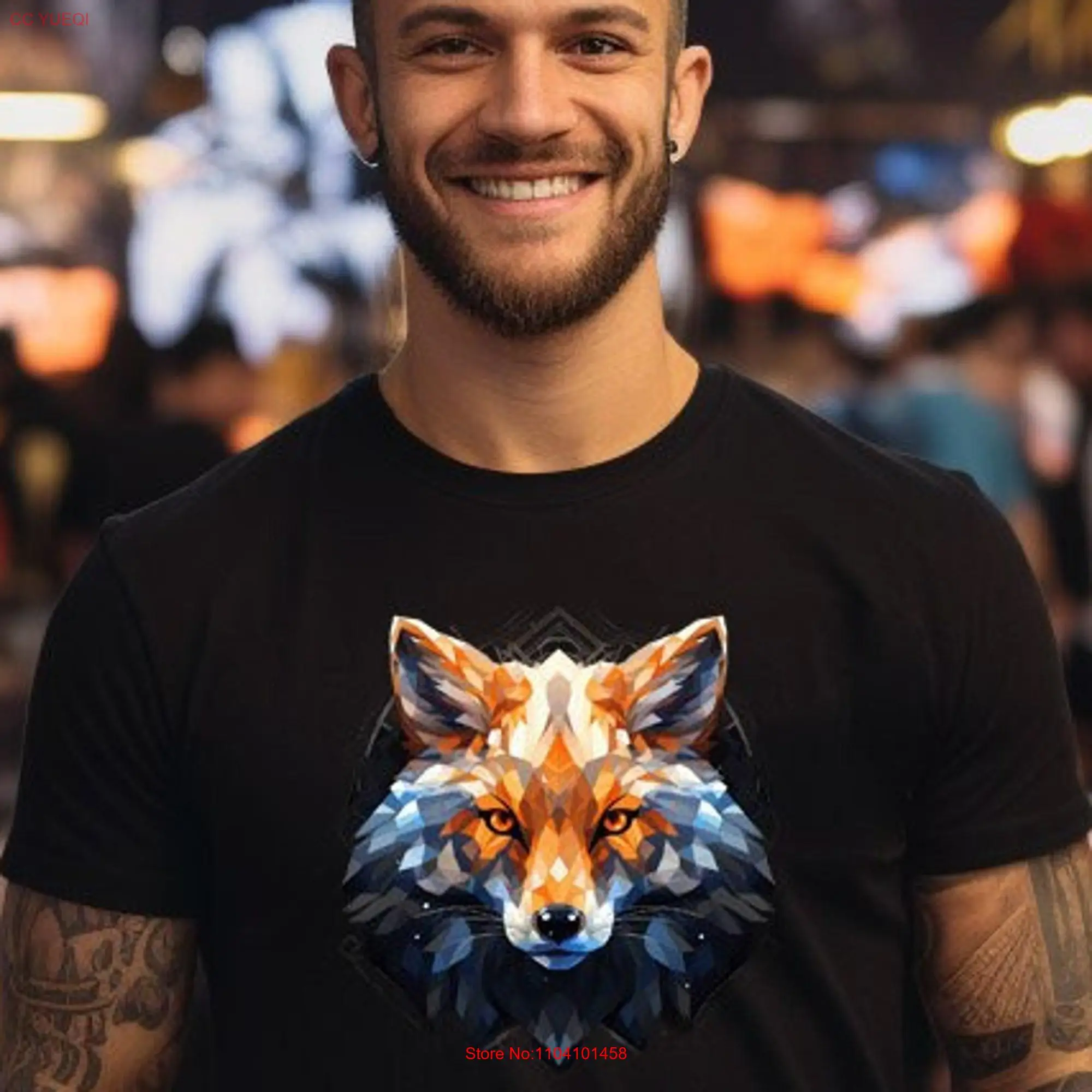 Cryptocurrency Meta Fox Digital Wallet Triblend T Shirt long or short sleeves