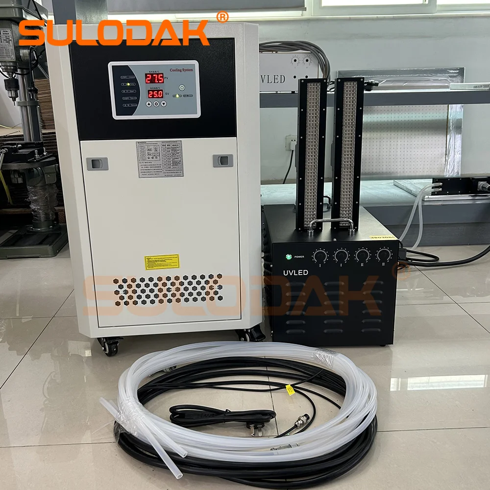 High Power Led UV Curing Machine 395nm UV LED Light Curing System Water Cooled UV LED Curing System for Flexo Label Printing