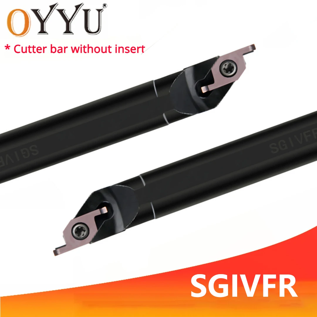 

OYYU SGIVFR16Q16 SGIVFR20R16 SGIVFR25R16 Держатель внутреннего инструмента для обработки канавок Расточная оправка с хвостовиком SGIVFR SGIVF с ЧПУ 16 мм 20 мм 25 мм