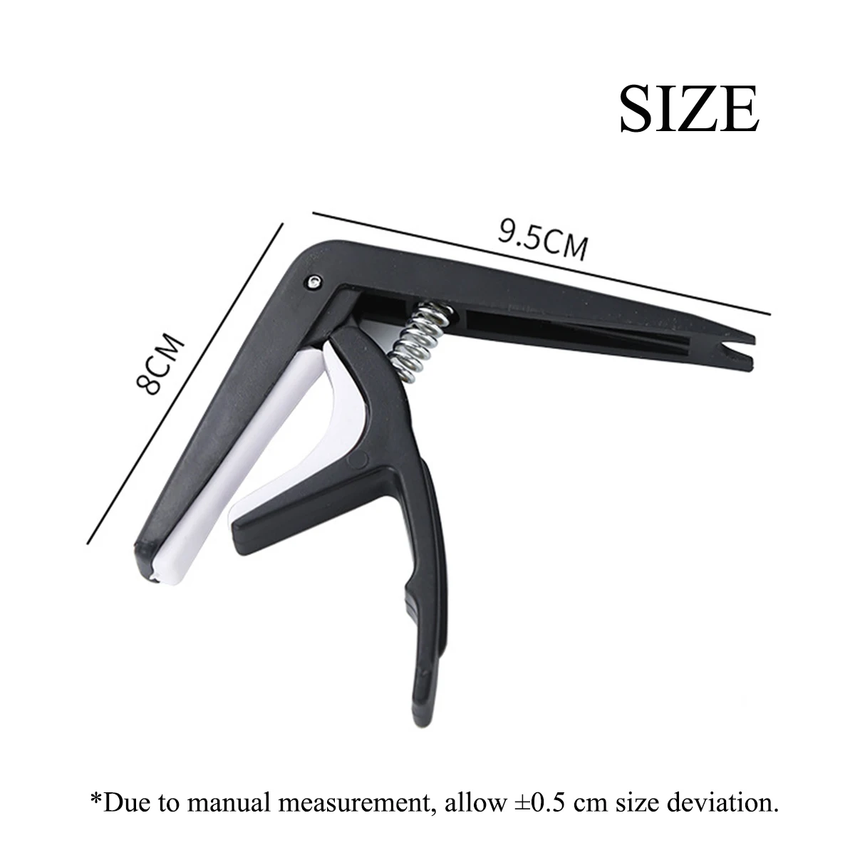Miwayer Guitar Capo with String Pin Remover – Lightweight, Soft Rubber Pad, One-Hand Grip, 2 Colors, for 6-String Guitar/Bass