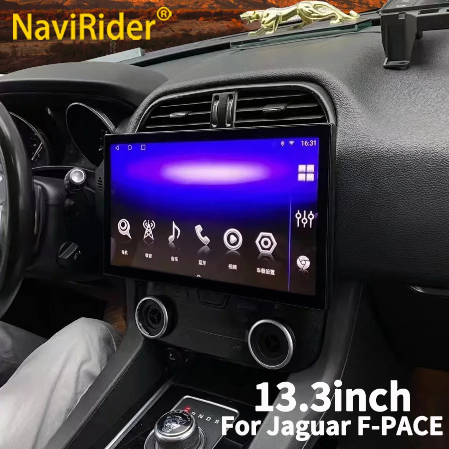 

Мультимедийный автомобильный радиоприемник NAVIRIDER на базе Android для Jaguar F Pace XE 2016 2020, авто Carplay, GPS-навигация, головное устройство, монитор DSP