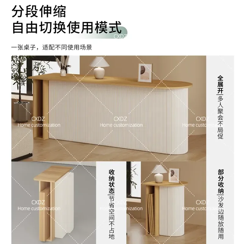 Portable Folding Display Table Long Bar Conference Exhibition Stand Rack Cabinet for Trade Show Event Presentation
