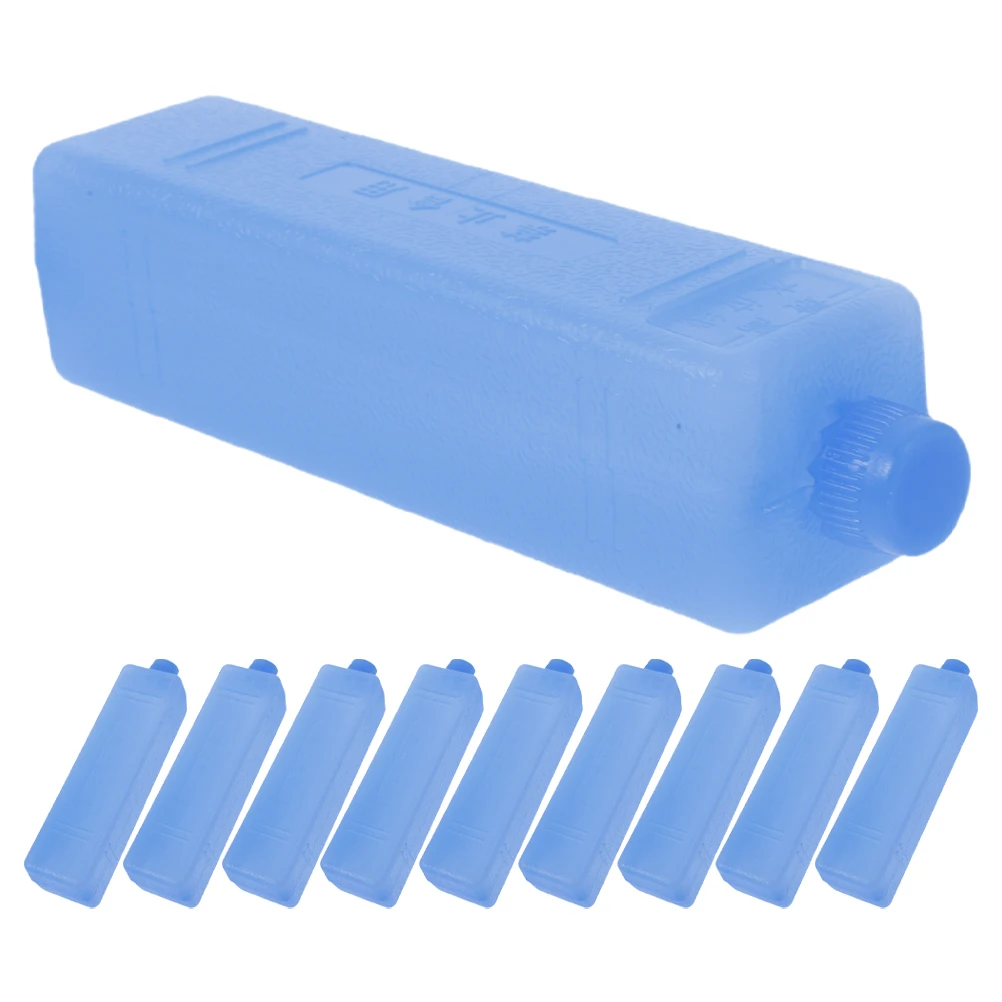 

10pcs Small Ice Packs Freezer Blocks Reusable Portable Cooler Freezer Ice Cooling Pack For Fresh Food Storage Refrigeration