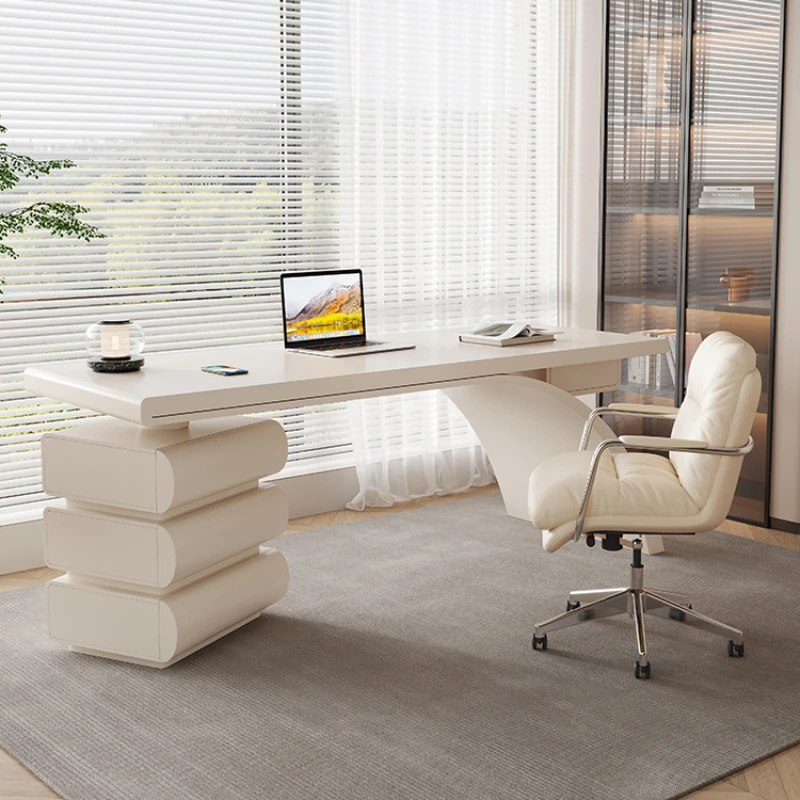 

Office Furniture Corner Reception Desk Modern Study Table Student Accessories Reading Computer Offices Desktop Simple Work Desks