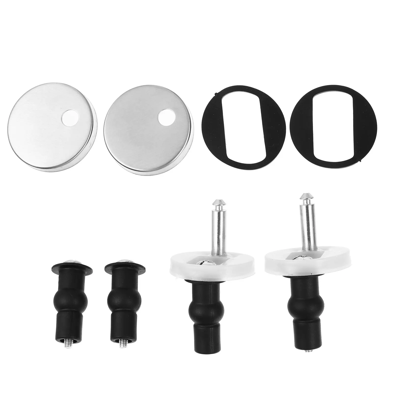 

Toilet Seat Screws Hinge Replacement Fixing Rubber Lid Bolts Cover Stainless Steel Durable Universal Fit Easy Install