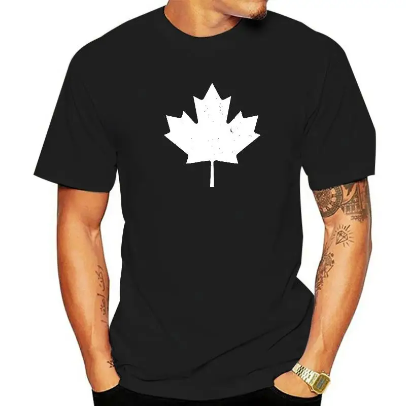 Canada Maple Leaf Vintage T-Shirt Canada Day T-Shirt Birthdaycosie Tops Shirt Fashionable Cotton Man T Shirt