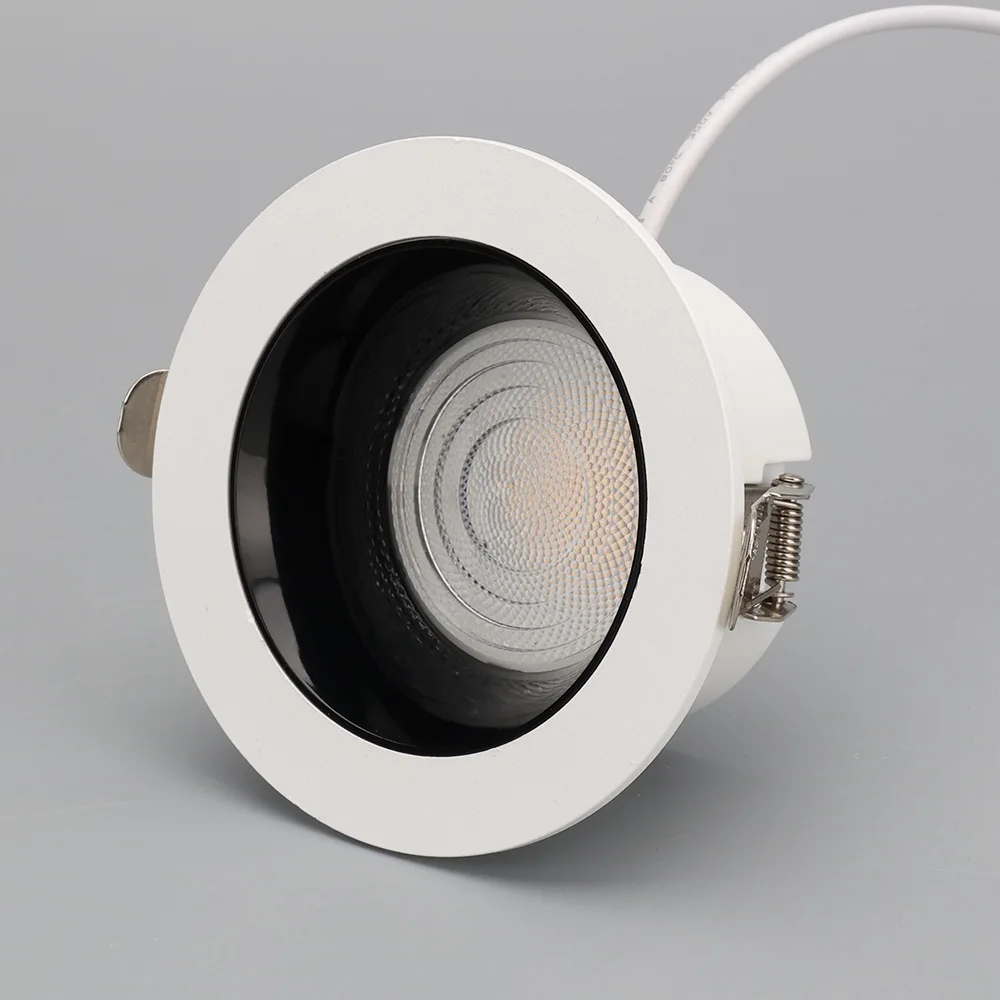 Recessed LED Downlight Anti-Glare, Recessed Ceiling Light for Home Living Room Cut-Out Mounting Modern  Energy-Efficient