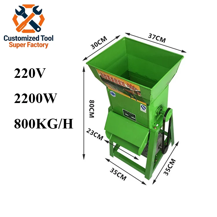 Semi-automatic fresh sweet potato and cassava crusher High-efficiency lotus root crusher with core engine components
