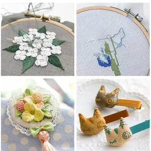 30/60 PCs Big Eye Cross Stichnadeln mit Threader DIY Stickerei Stickerei Faden Nadel -Handnähwerkzeuge 10 Hauptverkaufsnadelpassfeuer - №10