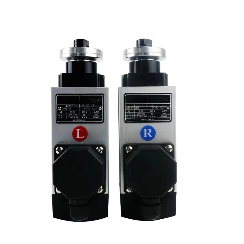 0.55Kw 12000 rpm high speed motor spindle motor numerical control edge banding machine refinement