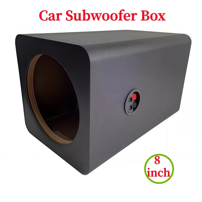 Caja Vacía para Subwoofer de 8 Pulgadas, Caja para Woofer DIY para Auto/Hogar, Caja para Altavoz de Bajos, 1 Pieza, Caja de Madera para Subwoofer, Carcasa para Subwoofer