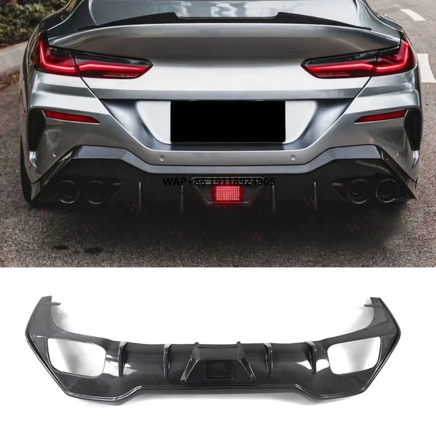 

AC Style New Dry Carbon Fiber Rear Bumper Lip & Diffuser for 8 Series G14 G15 840i M850i M Sport Coupe 2020-2022