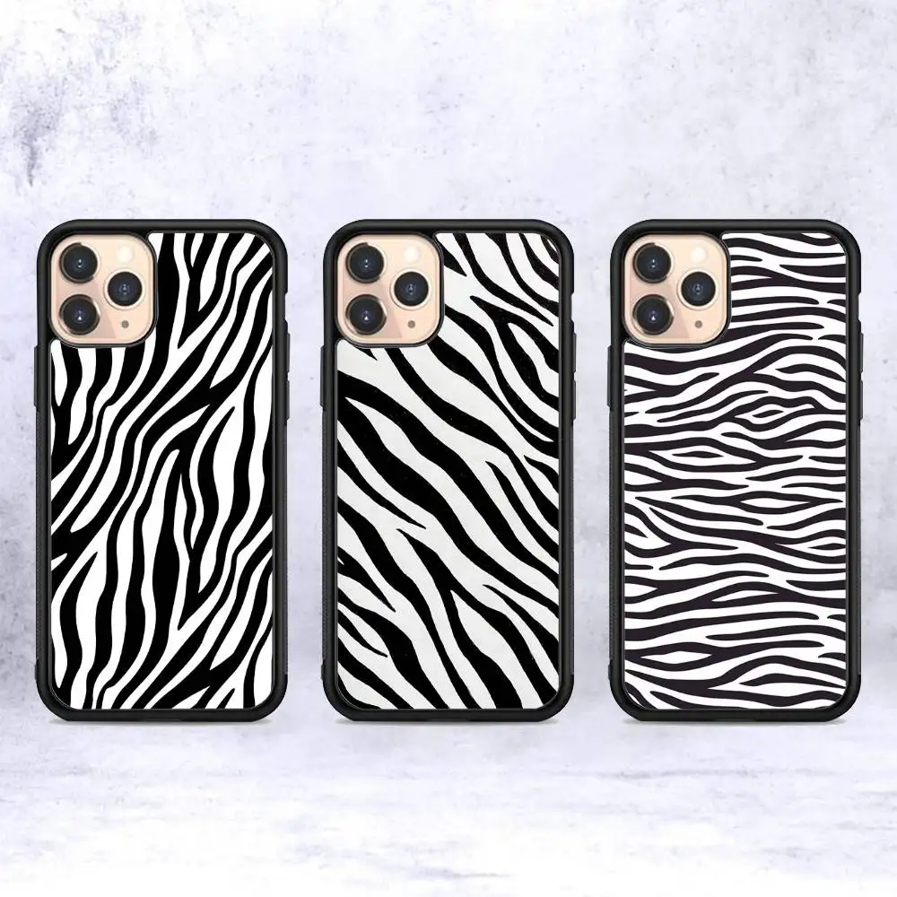 

Zebra Print Clip Art For IPhone 17 16 15 14 13 12 11 Pro Max Plus Shockproof PC+TPU Phone Back Cover