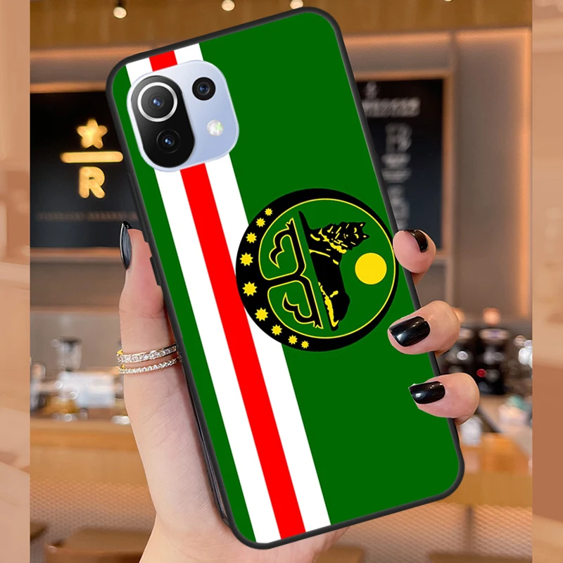 Chechen Chechnya Flag Case For Xiaomi 12 13 Lite 12T 11T Pro 12X Cover For POCO X3 X5 F5 Pro X4 F4 GT C40 M5s F3