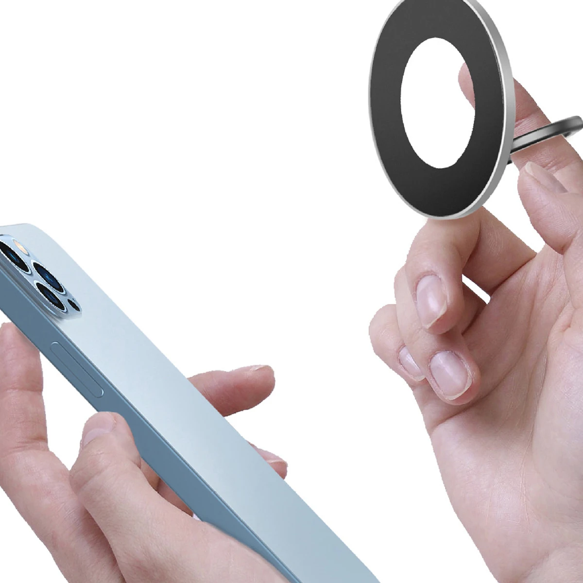 Cellphone Magnetic Holder for Magsafe Mobile Phone Folding Metal Stand Strong Magnet Bracket for iPhone 16 15 14 pro/plus Xiaomi image 2