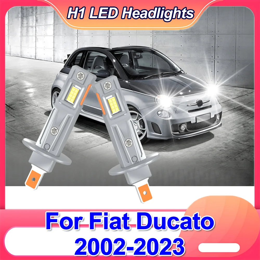 2X H1 Led Light Can…