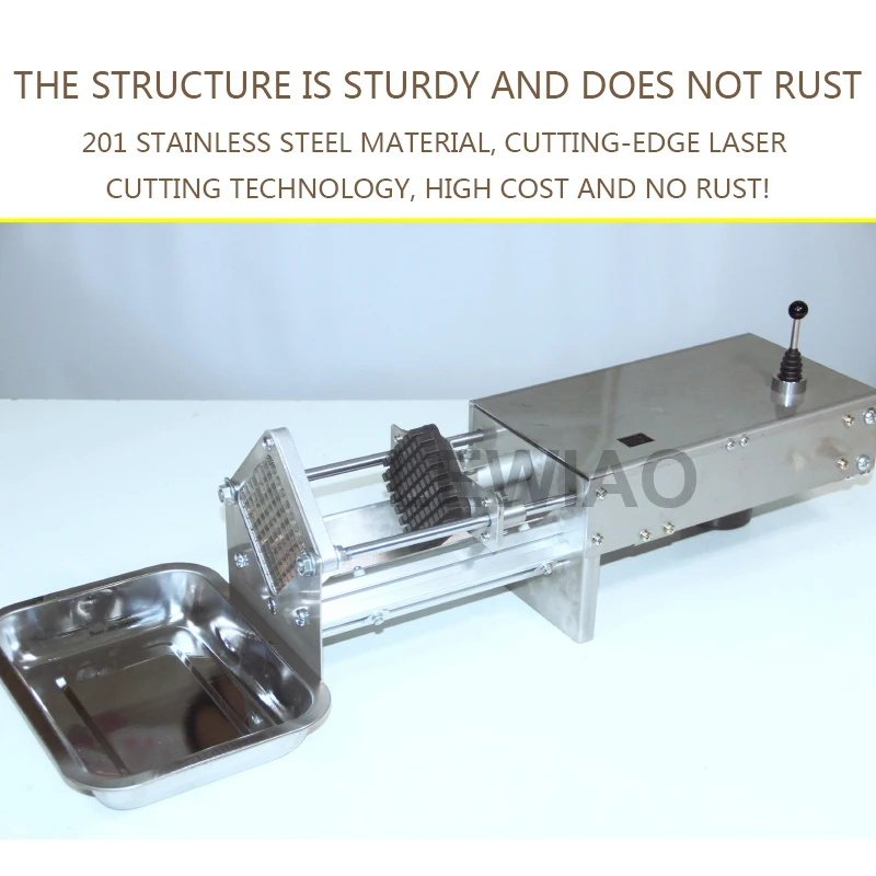 جديد الفولاذ المقاوم للصدأ آلة قطع البطاطس عدم الانزلاق البطاطس المقلية القاطع المنزل استخدام قطاعة البطاطس المروحية الخيار أدوات المطبخ