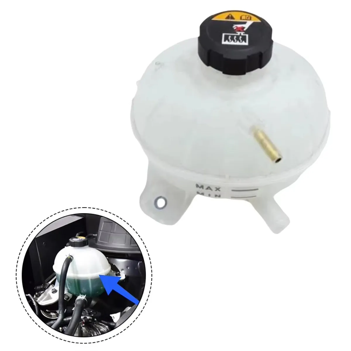 25431-D3600 Car Coolant Reservoir Tank For Hyundai For Tucson 2016-21 1.6L 2.0L Coolant Reservoir Expansion Tank Auto Parts