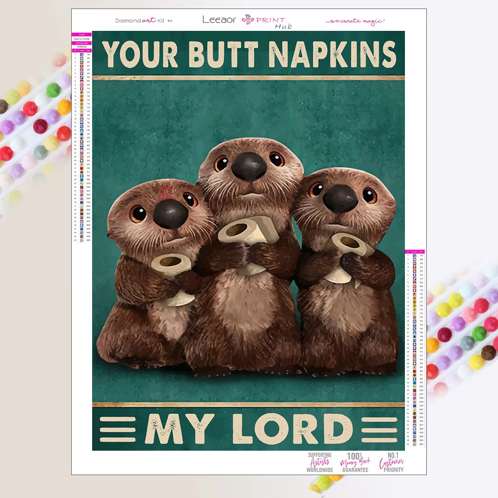 

Алмазная картина Your Butt Салфетки Мой Лорд Набор для вышивки крестом Полный алмаз Круглая/квадратная вышивка Мозаика Искусство Домашний декор Подарок DIY