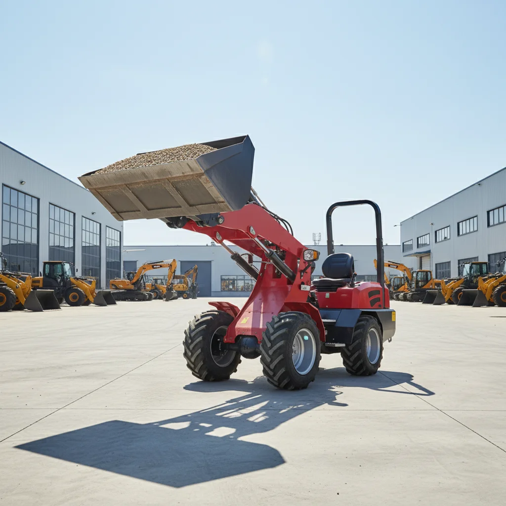 

1-тонный дизельный гидравлический мини-погрузчик с телескопическим рычагом для посадки фруктовых и урожая фермы