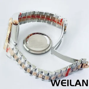 Sapphire Crystal Box mit Präsidentenarmband, geeignet für NH34, NH35, NH36, NH70, NH72, ETA 2824, PT5000, 36 mm, 40 mm 6 Hauptverkaufsglas Swatch Uhr - №6