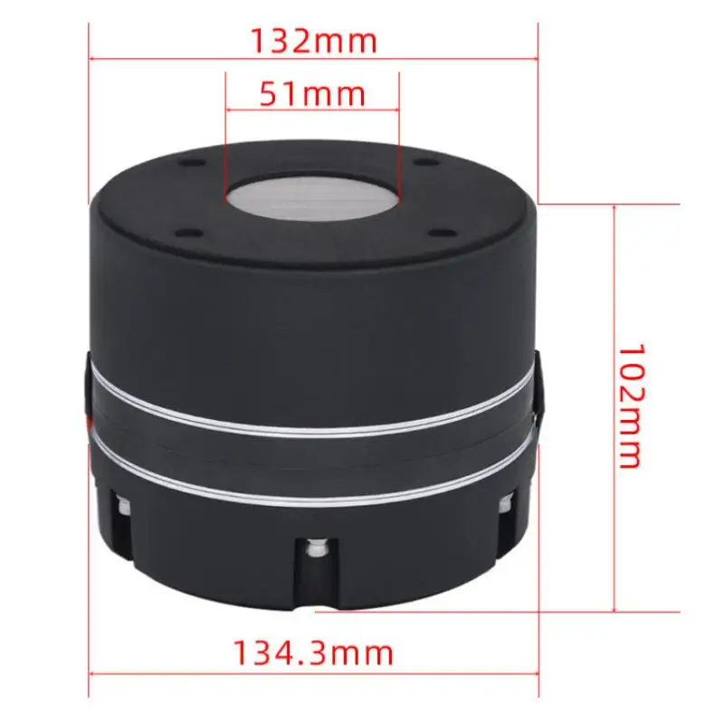 89 Core Midrange Speaker Driver, Dual Diaphragm Voice Coil Horn Driver for Line Array Stage Loudspeaker Repair Replacement