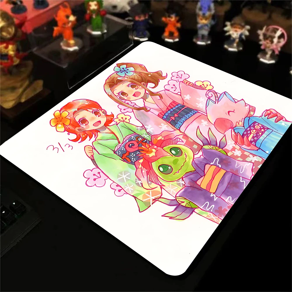 digimon Gaming Mouse Pad XS Small Mousepad For PC Gamer Desktop Decoration Office Mouse Mat Deskmat Rug