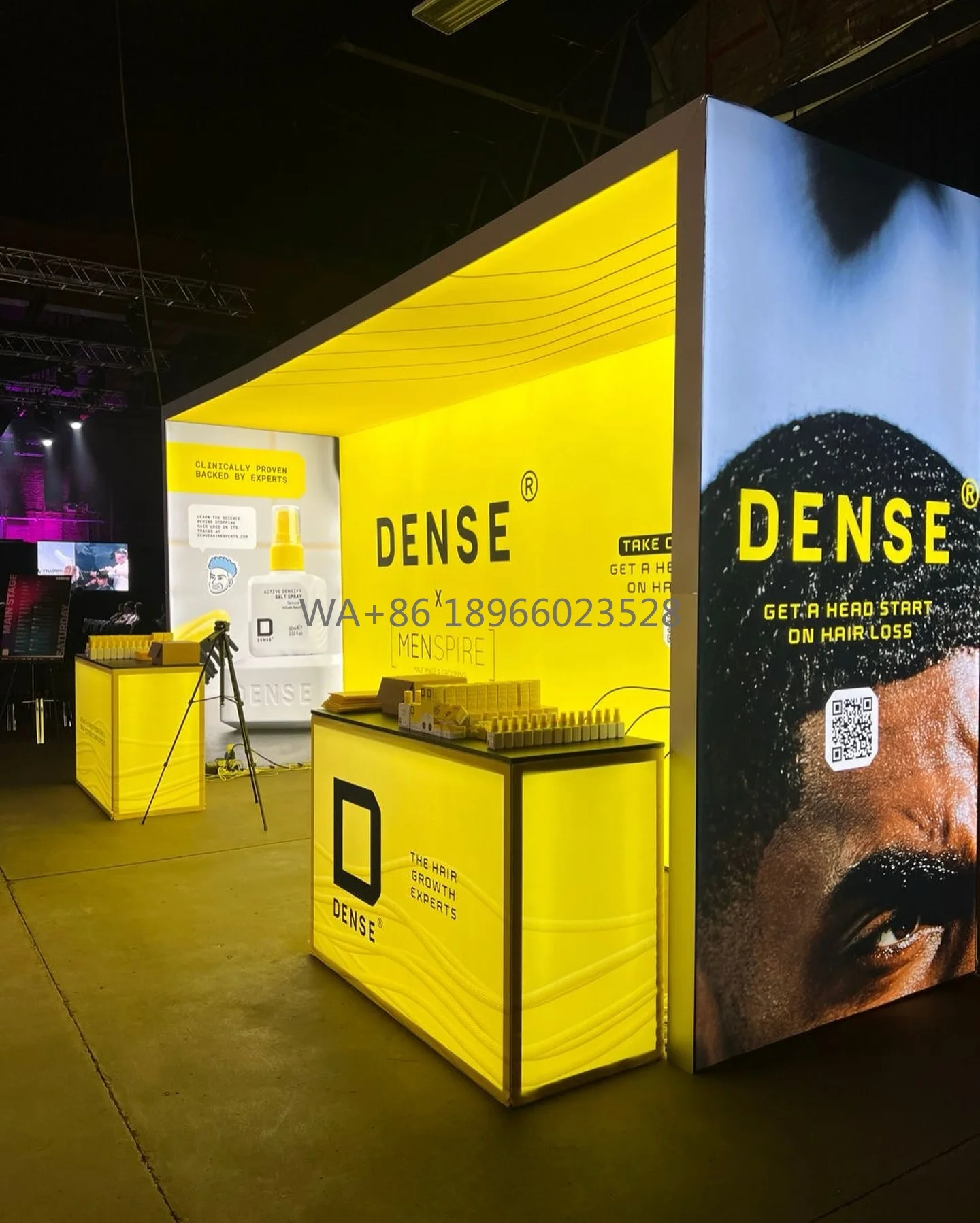 Cabine de comércio de 20x20 pés Design Cosmoprof Suporte de exposição modular da América do Norte para show de beleza