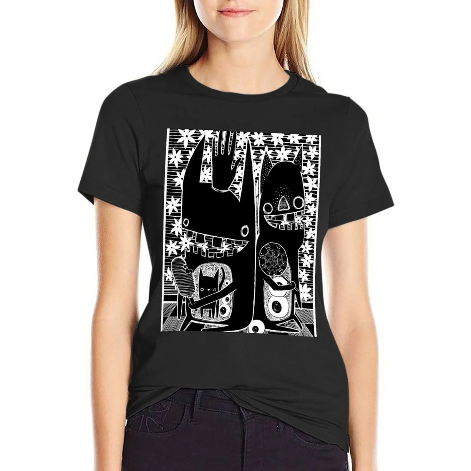 

Prince Hand - Dark Background T-Shirt tops Short sleeve tee female cropped t shirts for Women