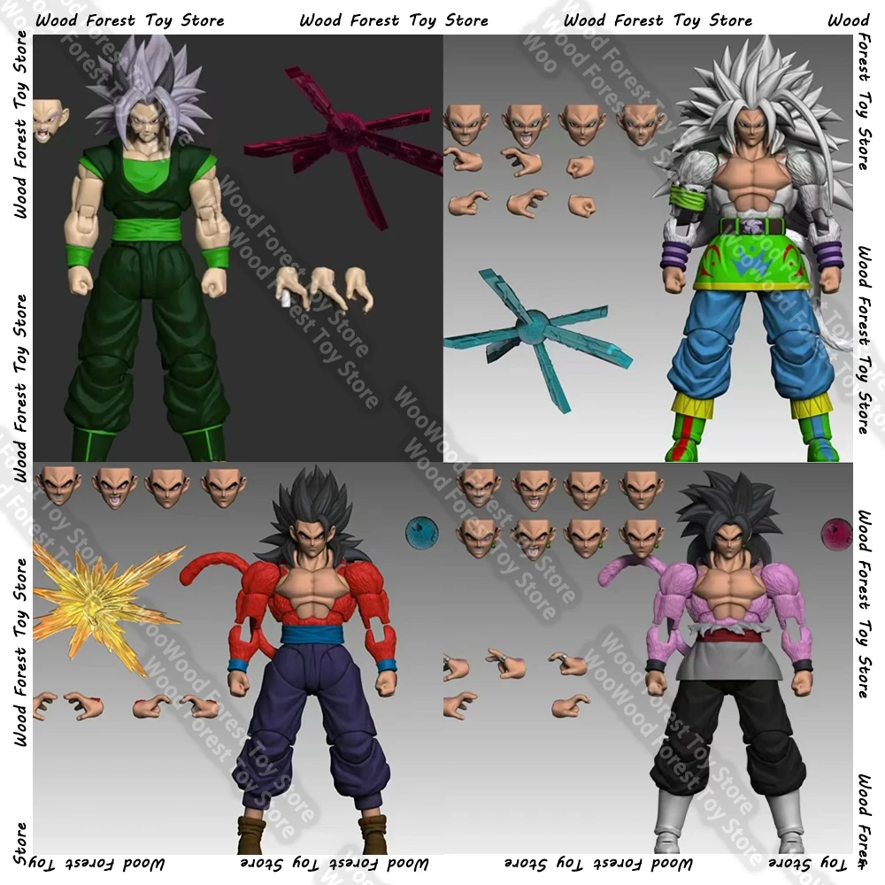 

New Black Hole & TK Dragon Ball Son Goku Son Gohan Blcak Goku Xicor Shf Ssj4 Ssj5 Super Saiyan Anime Action Figure Toys Gifts
