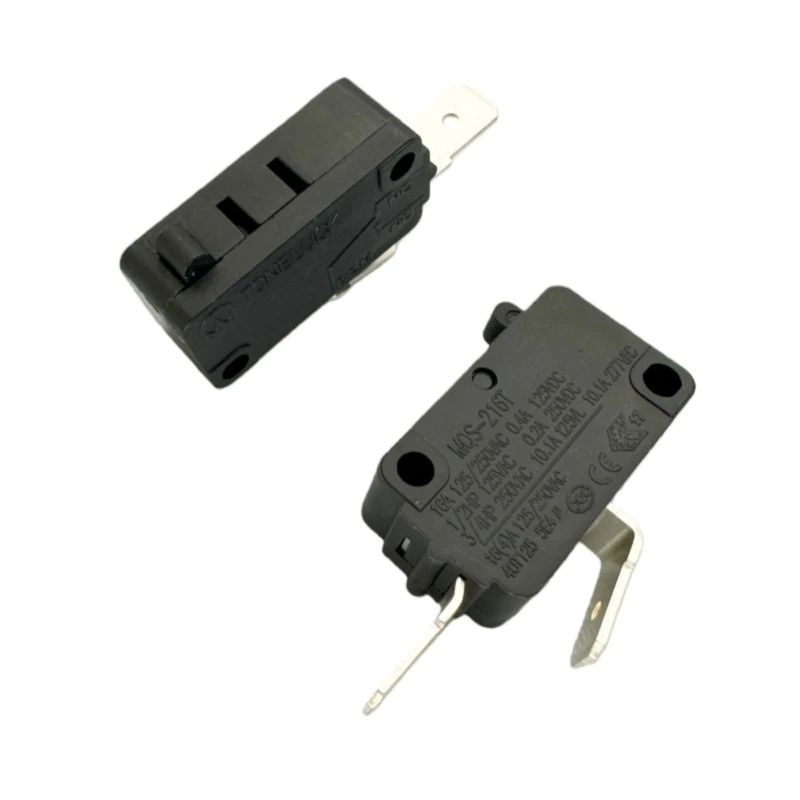 Control Circuit Contact Component 4 Pack, Action 1NO Replacement Parts with 16A 250V Figures and Black Housing for Service Use