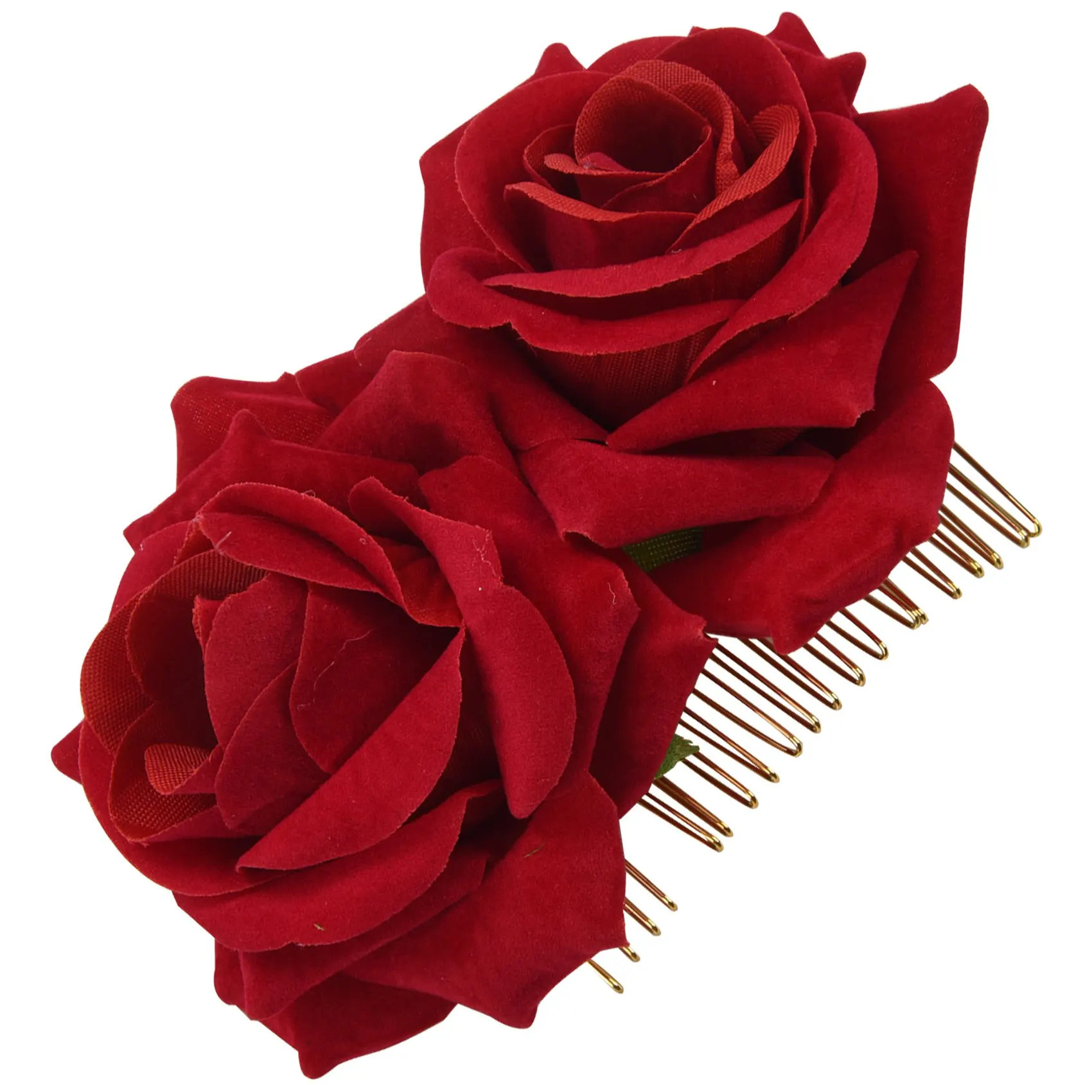 Rose Blume Haars pange Folie Flamenco Tänzer Pin Blume Brosche Dame Haar Styling Clip Haar Zubehör