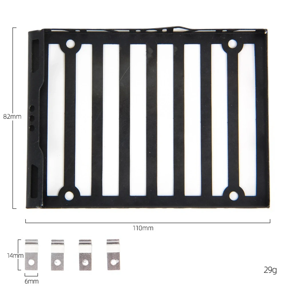 Metalowy bagażnik dachowy do 1/16 RC Car Upgrade Parts DIY Akcesoria, 1