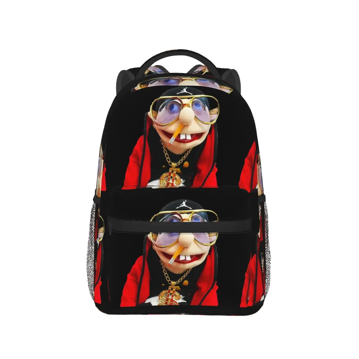 SML Rapper Jeffy Backpacks Boys Girls Bookbag Children School Bags Cartoon Laptop Rucksack Shoulder Bag Large Capacity