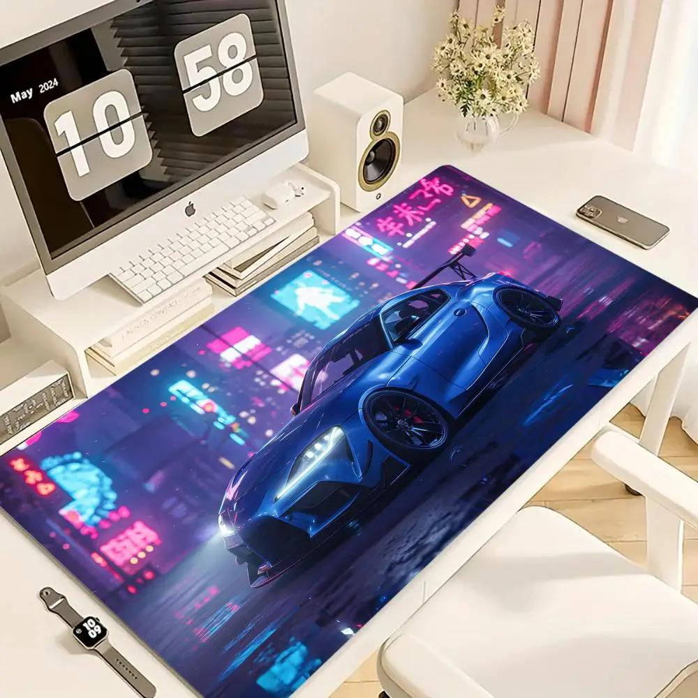 

Sports Car Mouse Pad XXL Computer Accessories Office Game Table Mats Rubber Anti-slip Gaming Keyboard Mousepads Desk Pads 40X90