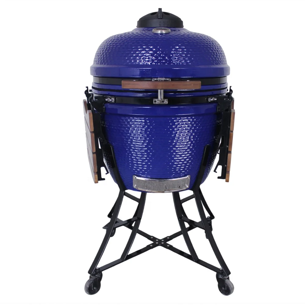 24 Inch Best Seller Deep Customer Color Ceramic BBQ Grill Hot Selling Barbecue Grilling