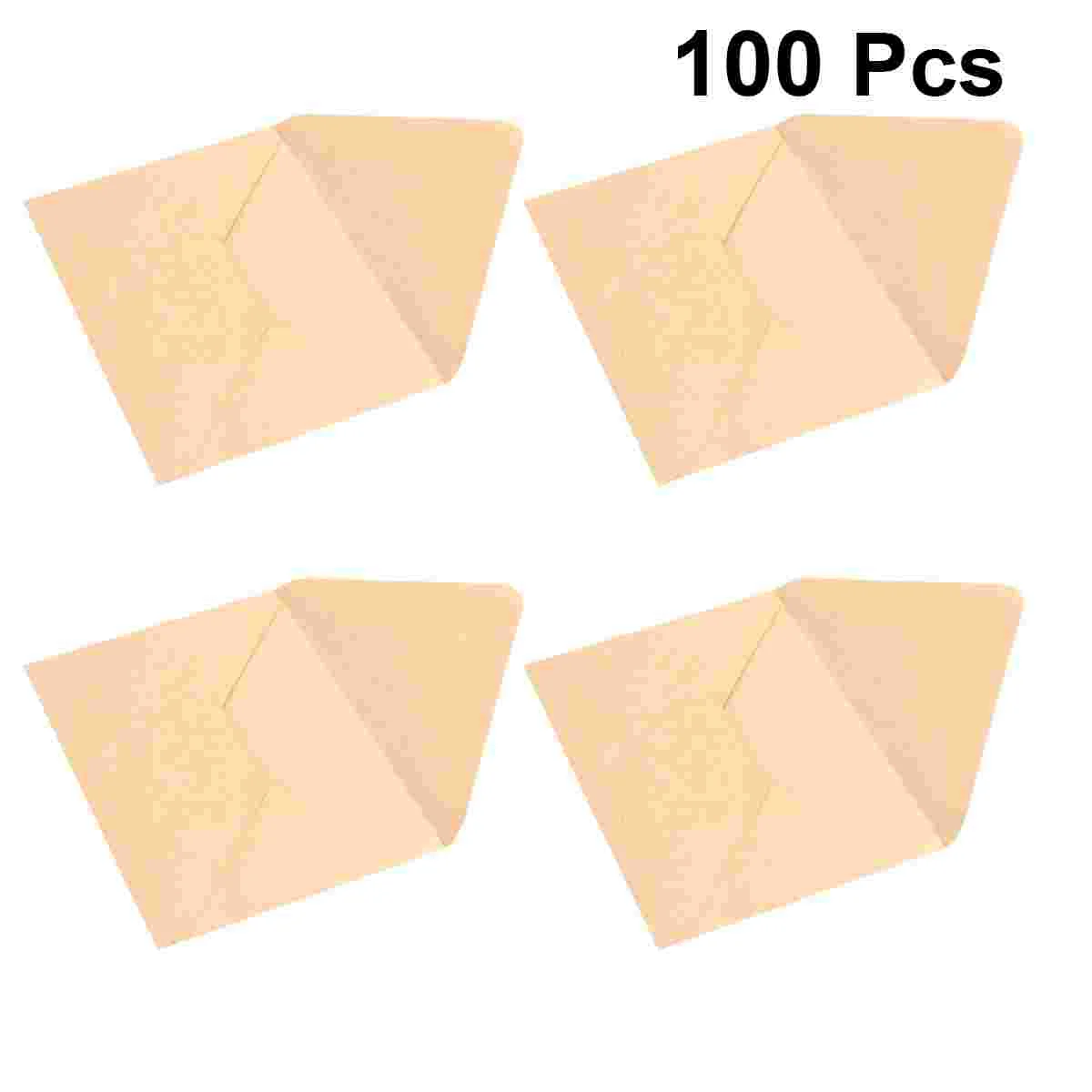 

100 Pcs Photo Letter Envelopes Solid Color Mini Stationery Gift Card Double-paper Greeting Cards