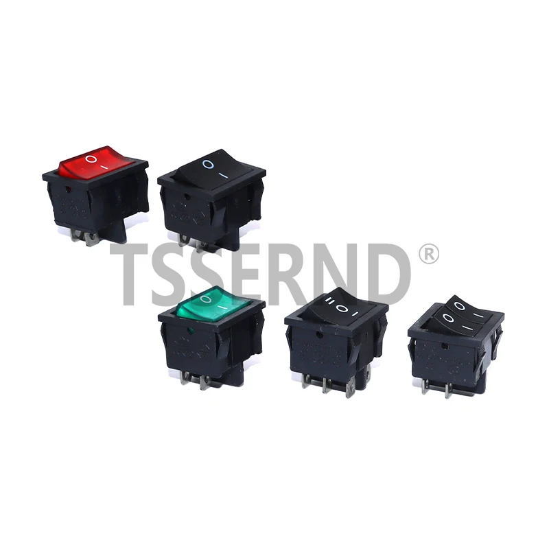 1pcs 21x24mm 21 * 24mm Rock Switches Kit on-off on-off-on KCD5 4Pin 6pin 2 Position 3 Position 15A / 250VAC