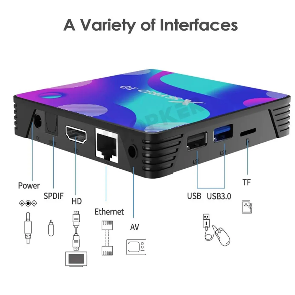 ТВ-приставка Woopker X88 PRO, 10 дюймов, Android 11