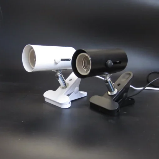 

1PCS Stand Metal Heating Bulb Clip Turtle With Switch E27 Socket Aluminum Homekit Reptile Lamp Holder Clamp UVA+UVB BaseFixture