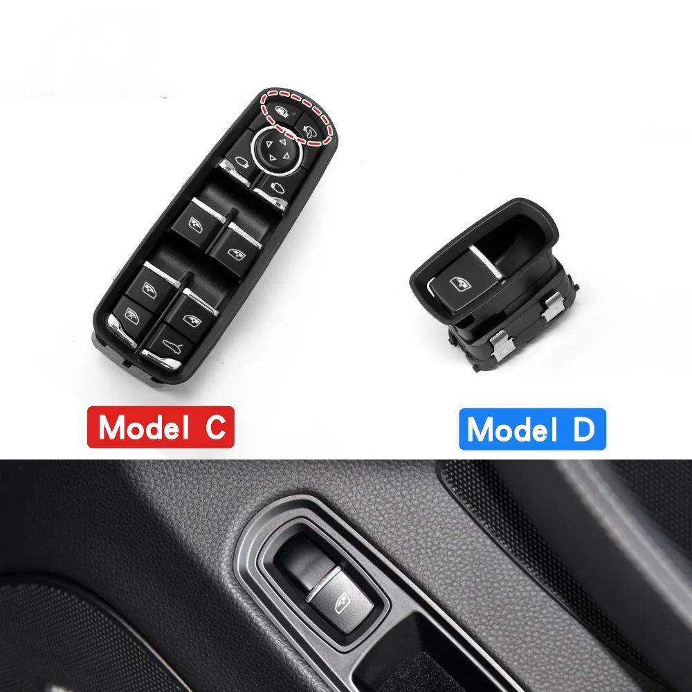 Car Electric Power Window Panel Master Control Switch Button For Porsche Panamera Cayenne Macan 2011-2016 7PP959858RDML