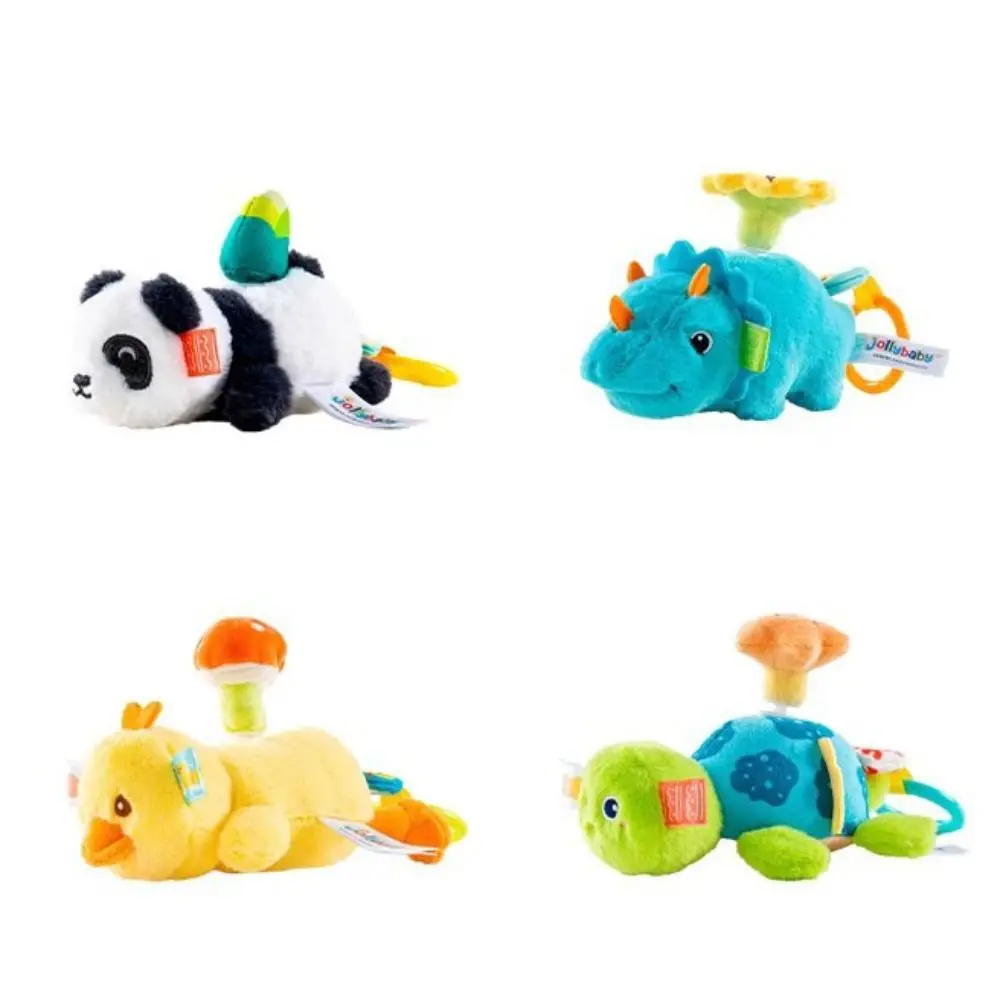 PP Cotton Turtle Spinning Plush Toys Fluffy Interactive Pulling Rope Stuffed Animal Toy Cartoon Ins Baby Hanging Rattle Toys
