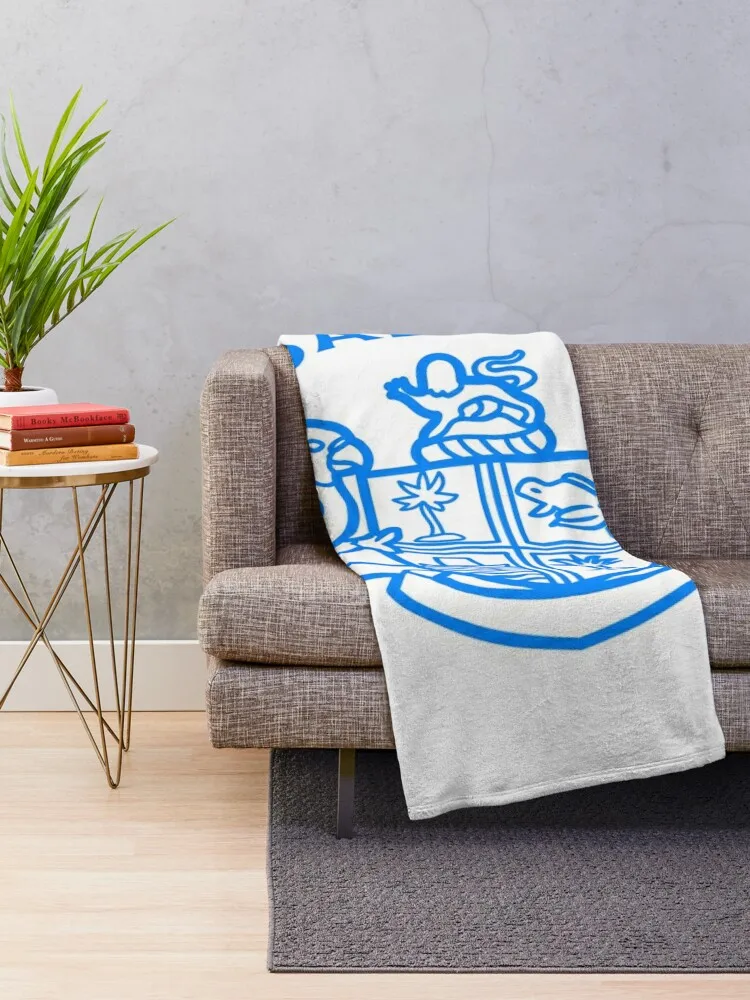 El Salvador Coat of Arms Throw Blanket Winter beds Travel Decoratives Blankets