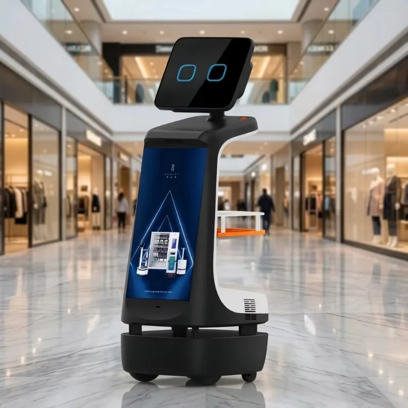 Customized Auto Charge Intelligent Reception Robot with Navigation 18.5
