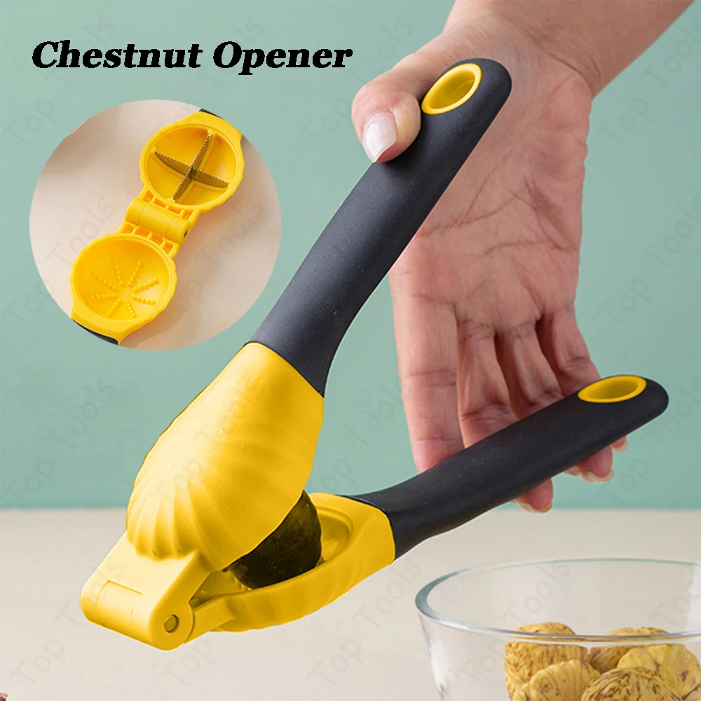 Alicates de tuerca de acero inoxidable para el hogar, herramienta de cocina, pinza para abridor de cáscara de nogal