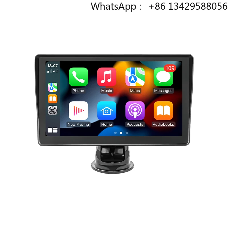 7 Inch HD IPS Touch Screen Car Stereo Wireless Carplay & Android Auto Mirror Link Portable Stereo Toyota Ford Audi Nissan Cars