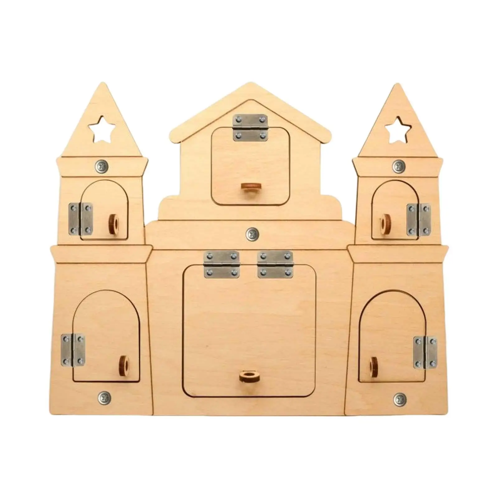 Montessori Busy Board DIY Material for Kids Smooth And Sturdy Developmental Toy Durable Birthday Gift